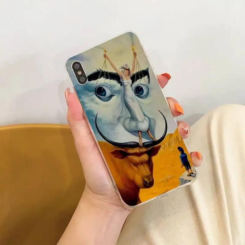 Чехол для телефона LVTLV Сальвадор Дали iPhone 11 12 13 mini pro XS MAX 8 7 6 6S Plus X 5S SE 2020 XR |