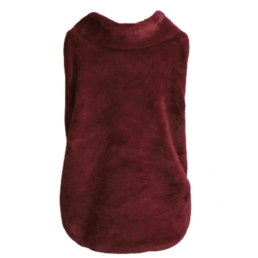 

Pet Clothes Warm-keeping Pet Vest Puppy Warm Solid Coat Pet Winter Clothing