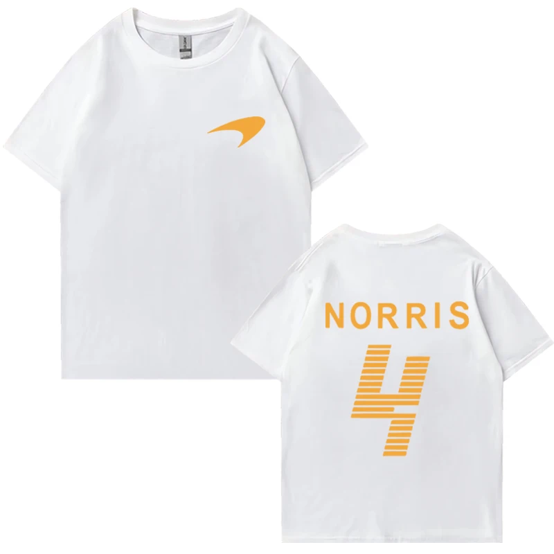 Новинка в Lando Norris Racing Driver двусторонние футболки с рисунком для мужчин и женщин
