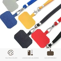 universal crossbody patch phone lanyards mobile phone strap lanyard nylon soft rope cell phone hanging cord holder 2022 newest