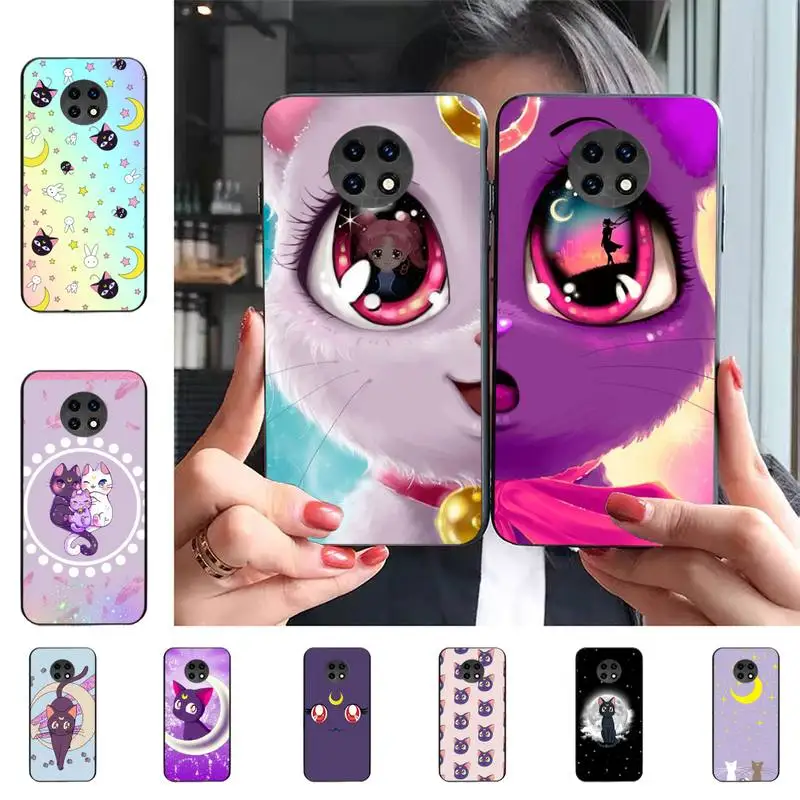 

BANDAI Sailor Moon cat Phone Case For Redmi 9 5 S2 K30pro Silicone Fundas for Redmi 8 7 7A note 5 5A