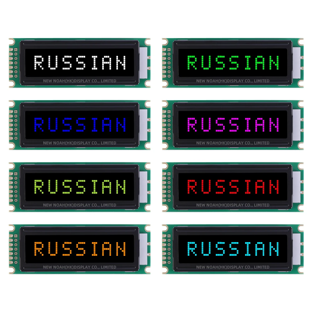 Русский DFSTN Черная пленка Красный 0801A Жидкокристаллический дисплей 01*08 ЖК-дисплей