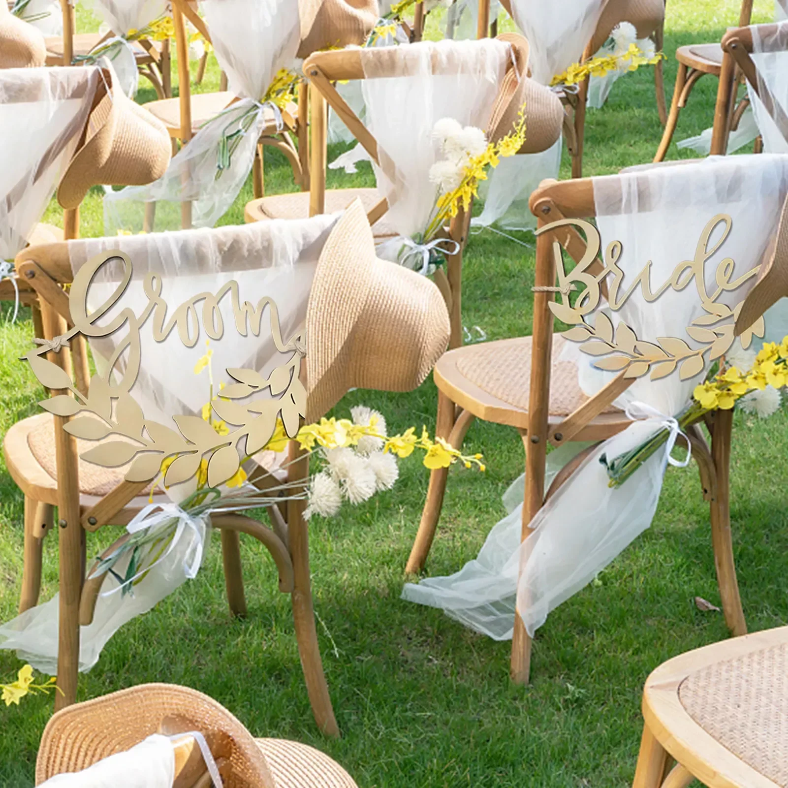 

Wedding Sign Groom And Bride Vintage Groom And Bride Chair Sign Vintage Groom And Bride Chairs Sign Wooden Ornament Party