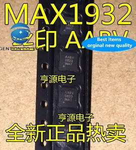 5pcs 100% orginal new MAX1932ETC MAX1932 QFN12 SMD silkscreen AABV transceiver receiver chip IC