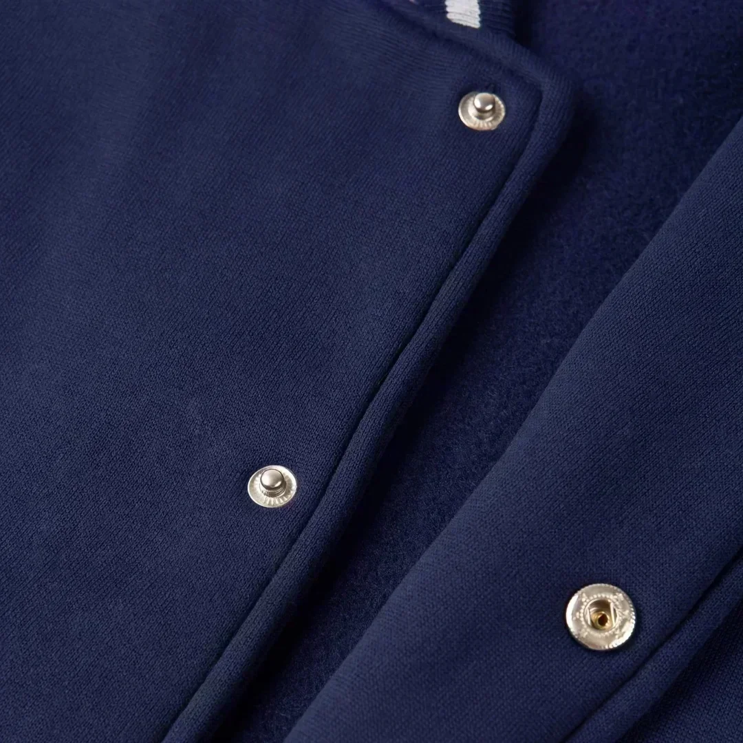 Мужская Теплая Бейсбольная Куртка На Флисовой Подкладке Стильный Прецизионный