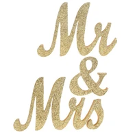 3pcs wooden mr mrs wedding signs wooden wedding table numbers letters decoration valentines day party letter