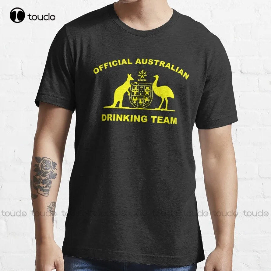 

Australian Drinking Team Trending T-Shirt White Shirts For Women Sexy Custom Aldult Teen Unisex Digital Printing Tee Shirts New