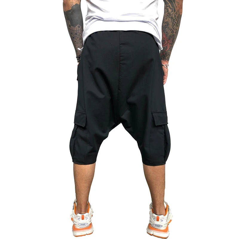 

Hip Solid Clothing Harem Pop Summer Ropa Hombre Men's Men Short Shorts Loose Homme Masculina Sweatpants Shorts Casual Bermuda