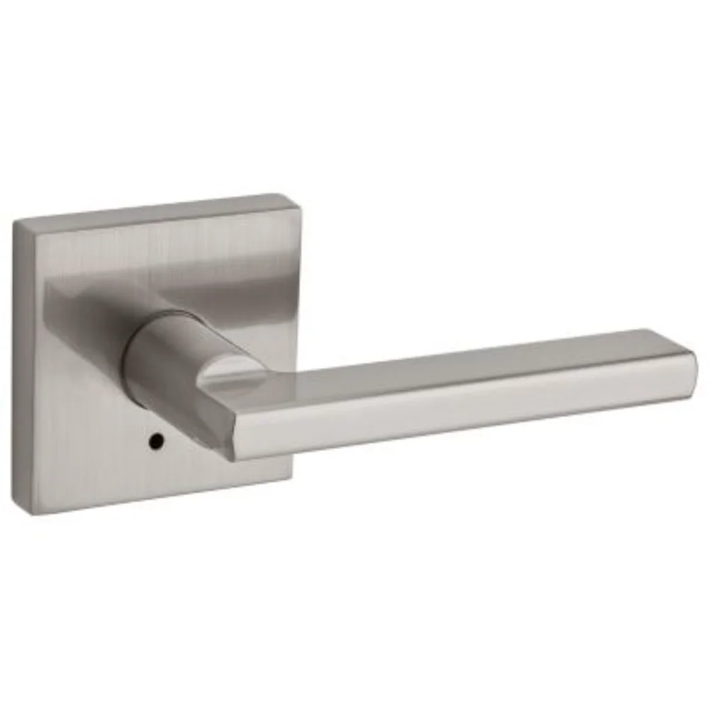 

Square Bed/Bath Lever in Satin Nickel