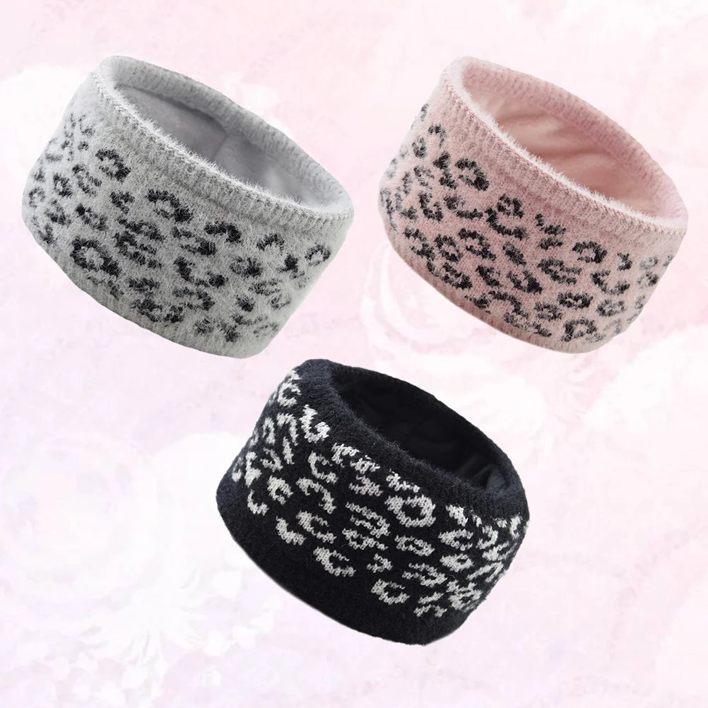 

3 шт., женский головной платок с леопардовым принтом