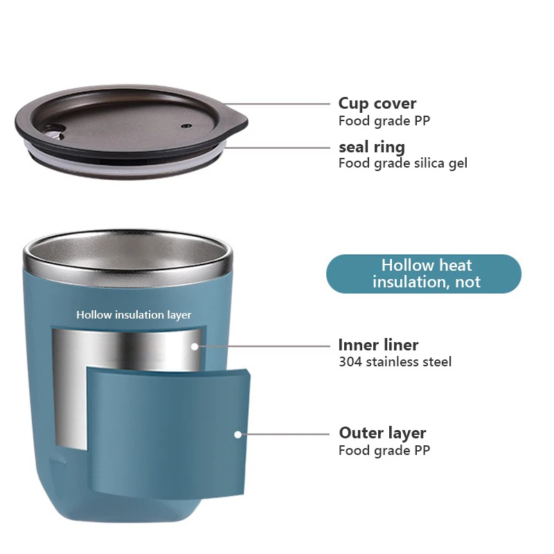 Термальная чашка для иглу из нержавеющей стали 300 мл вакуумный изоляционный