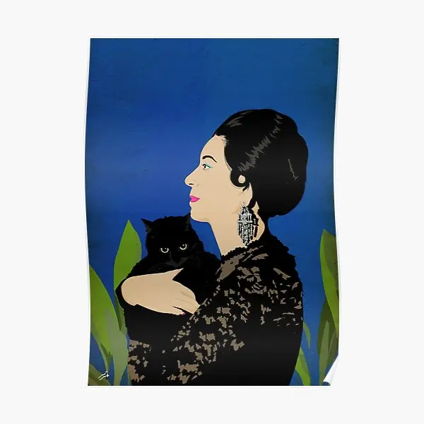 Плакат Umm Kulthum Is Cat винтажная живопись украшение Настенная комната современная