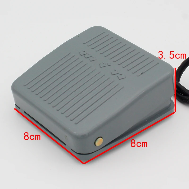 Promotion! 0-400V Footswitch Foot Momentary Control Switch Electric Power Pedal SPDT Grey |