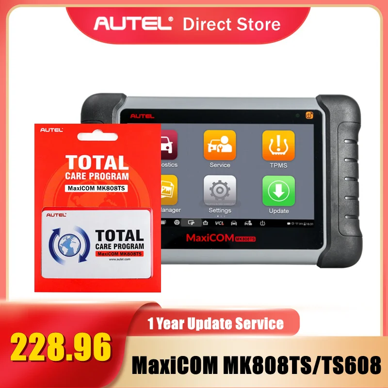 Autel MaxiCOM MK808TS/ MaxiTPMS TS608 обновление на один год