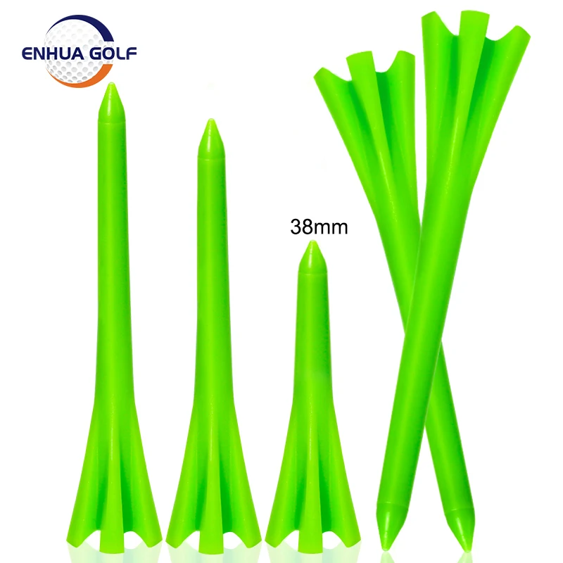 

60 Pack Assorted Colors Professional Durable (38mm) Plastic Golf Tees