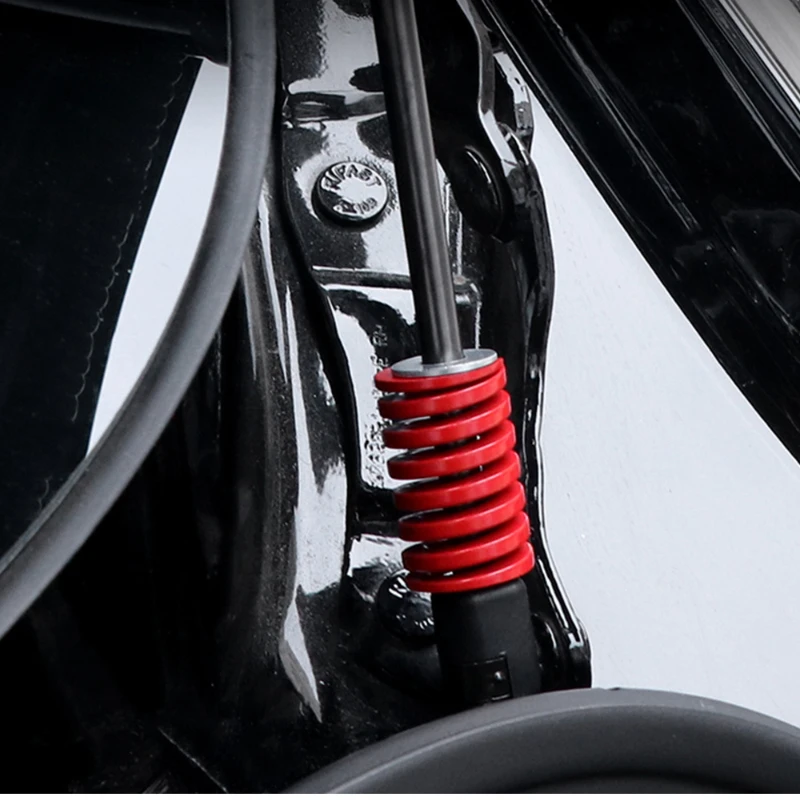 

2pcs 25mm OD Die Spring For Rear Trunk Tailgate Strut Support Left Bars Red For Tesla Model 3 2017 2018 2019 2020