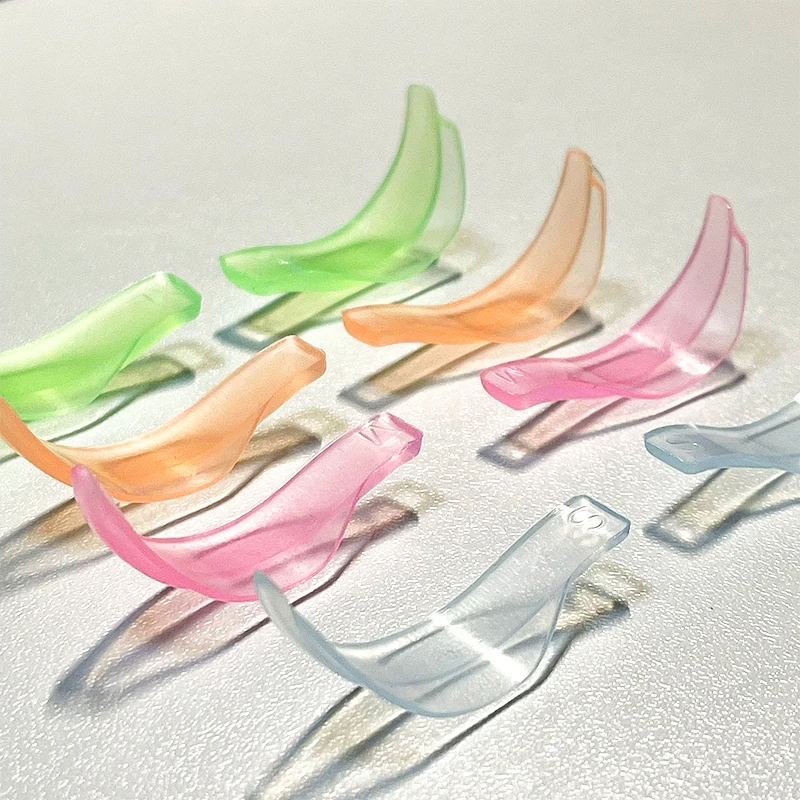 4 пары желейных подушечек для завивки ресниц красочные многоразовые накладные