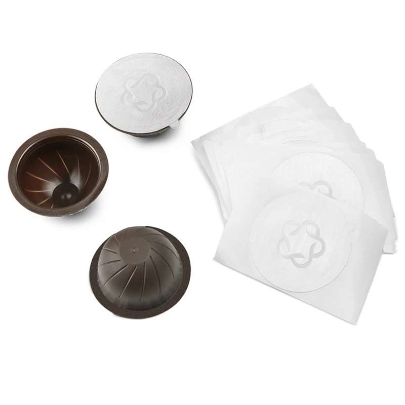 

SANQ одноразовая многоразовая чашка с фильтром для кофе капсулы для Nespresso Vertuo кофейная капсула чашка 120 алюминиевая фольга