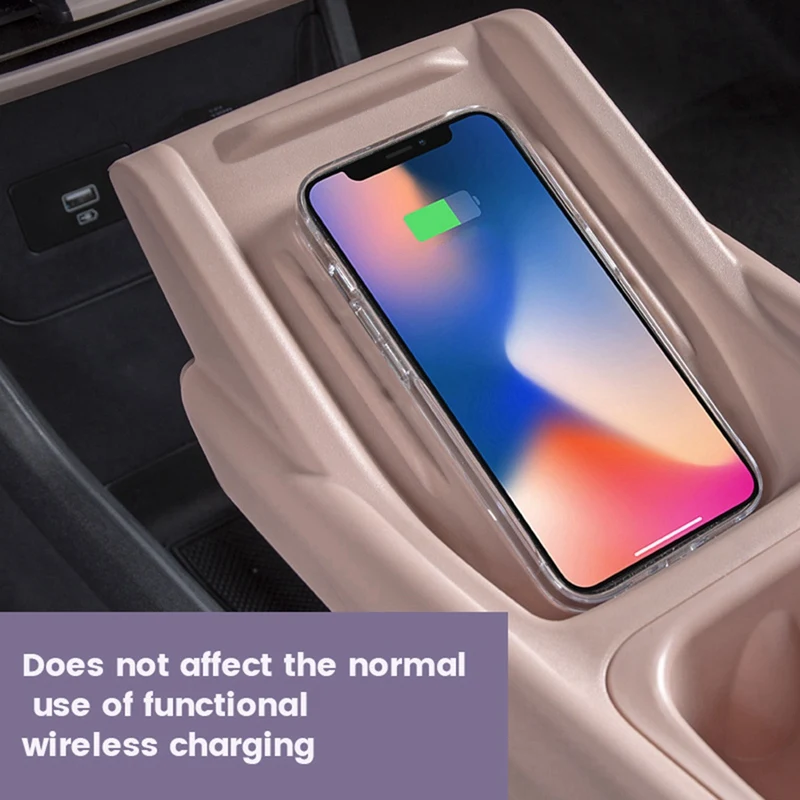 Car Center Armrest Panel Cup Holder Storage Box Decorative Trim Covers For BYD Dolphin Mini / Seagull