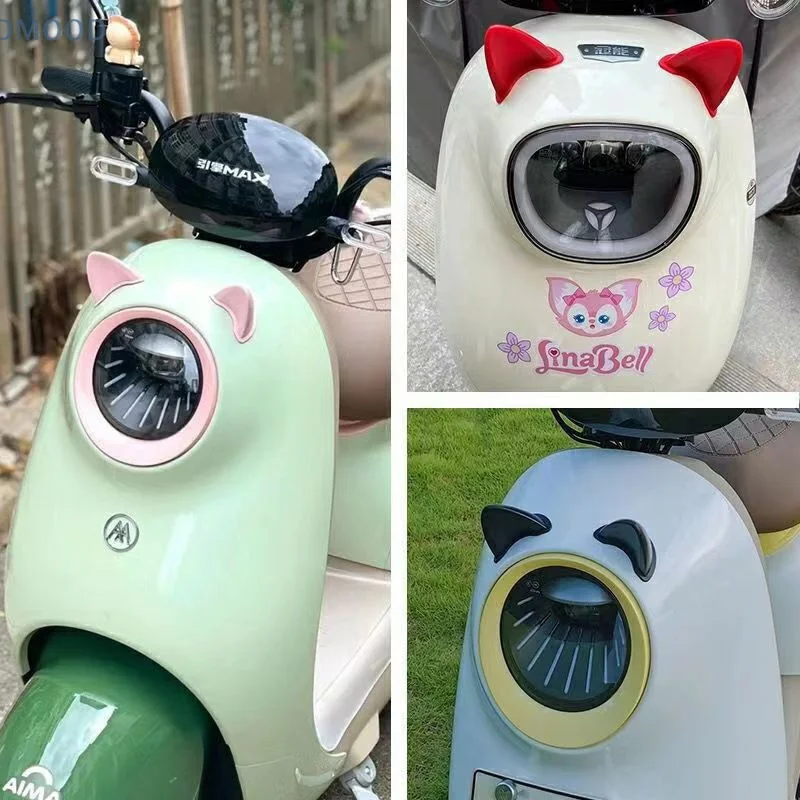 2 шт. милые 3D кошачьи уши украшение для шлема универсальный мотоциклетный