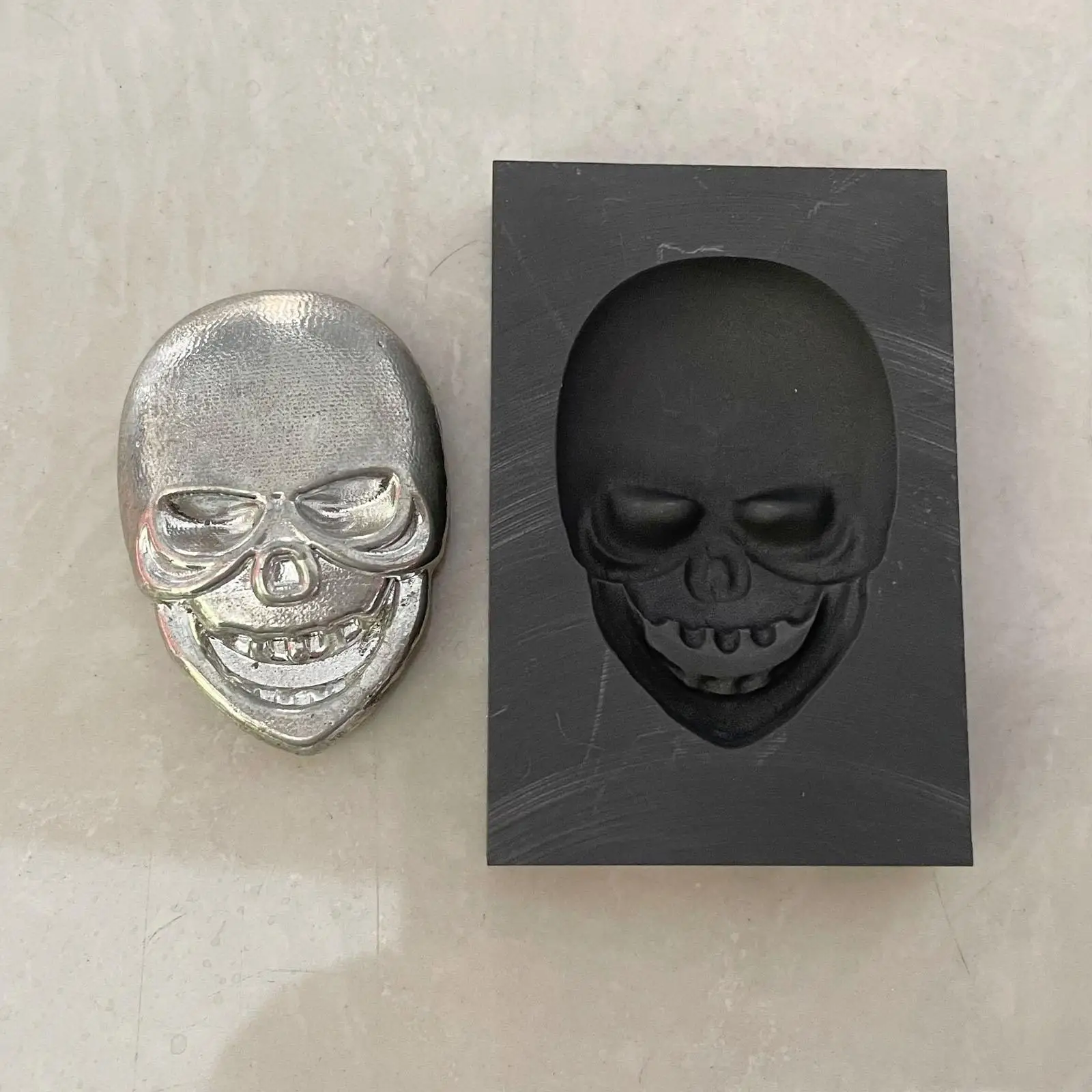 3D графитовая форма для литья черепа устойчивая к коррозии Графитовая литейная