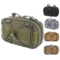tactical molle horizontal admin pouch compact 1000d utility edc tool gear gadget waist bag organizer hunting caming molle pouch