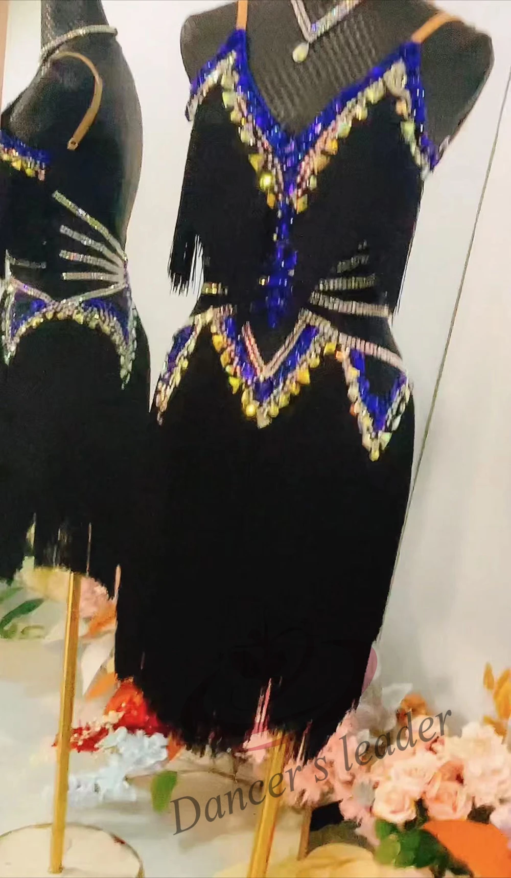 Латинские танцы национальный стандарт танцевальное конкурсное платье высокого