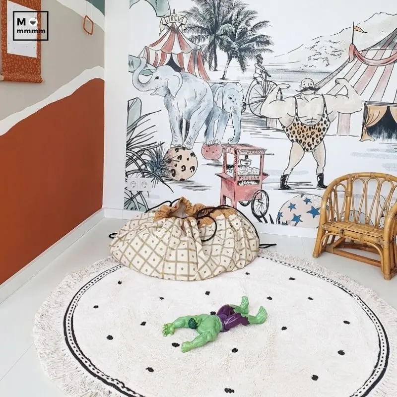 Белый пушистый ковер для гостиной мягкий белый коврик ног в горошек плюшевый