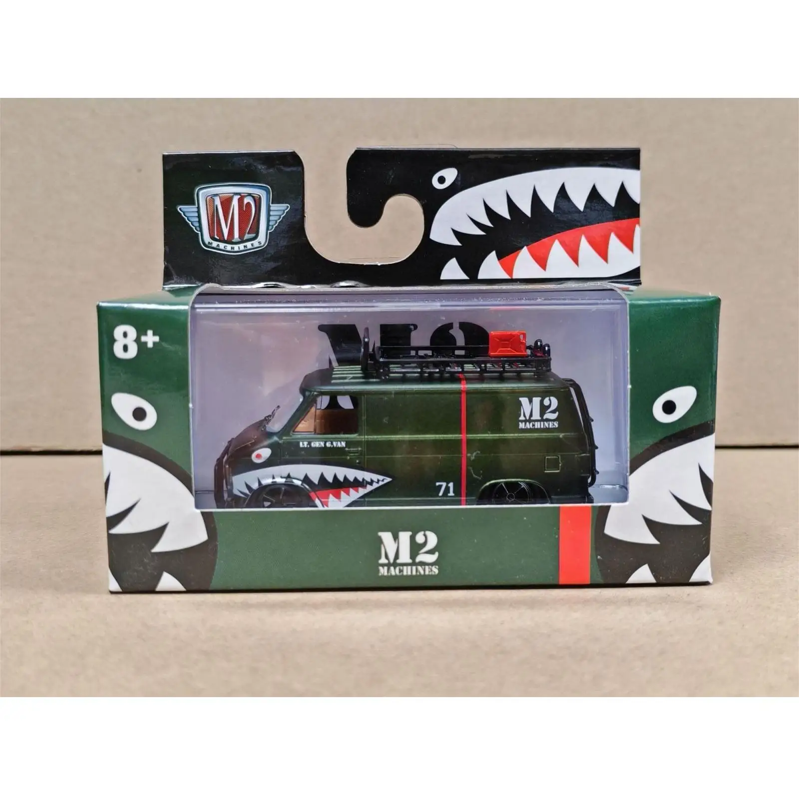 Машины M2 1/64 1971 фургон G10 зеленый S121 литье под давлением модель автомобиля