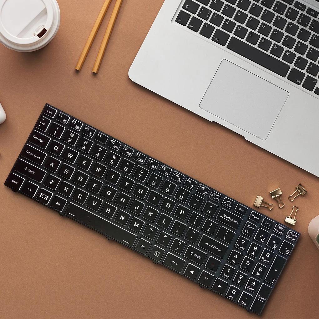 

Laptop Keyboard Keypads White Edge Replacement for GX9