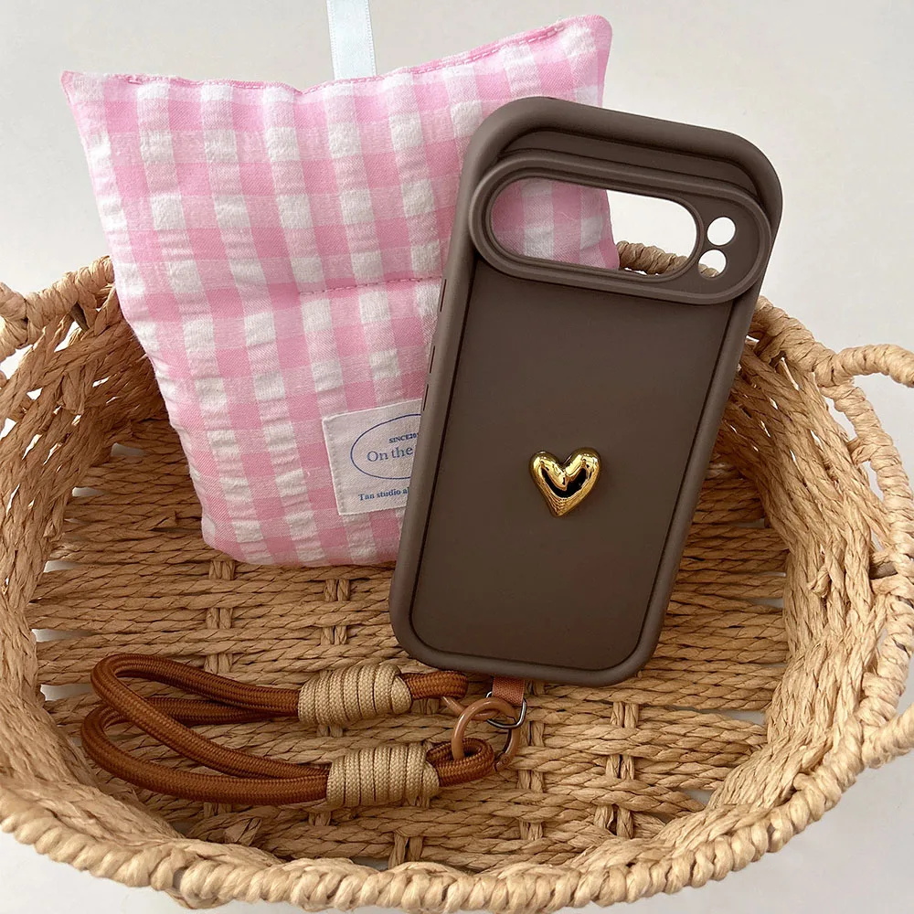 Фото Чехол с 3D Gold Heart Love на запястье для Honor 400 200 90 70 50 20 Lite 90 200 Smart 5G 80 60 30 10 10i 20i 50SE Cover V30 V40 Pr №4