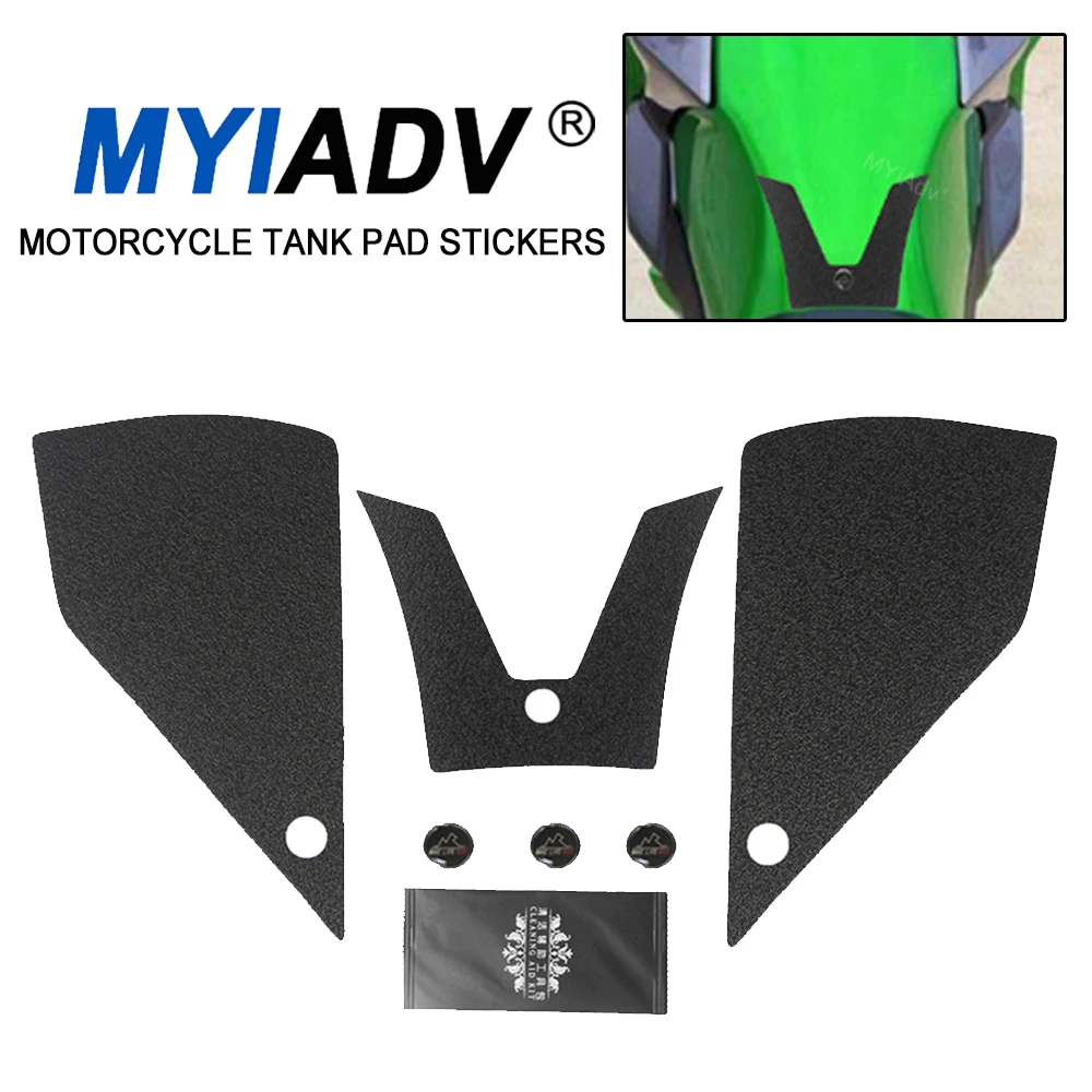 

For Kawasaki Versys 300 2017-2020 2021 Motorcycle Anti Slip Tank Pad Sticker Gas Traction Pads Side Knee Grip Protector Decals