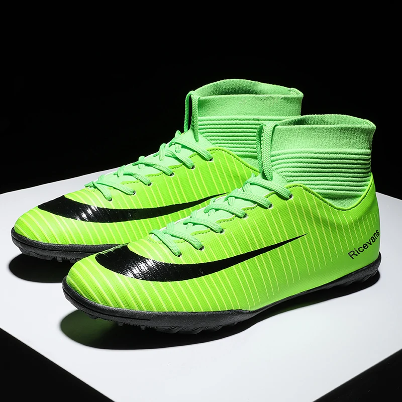 Hot Sale Original Men Soccer Shoes Society Football Boot Black Professional Spike Artificial Turf Indoor Soccer Cleats Boots Man