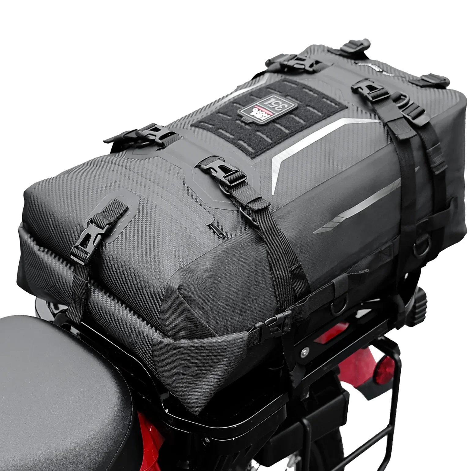 

Мотоциклетная хвостовая сумка для багажа, боковые сумки для мотоцикла, 35 л, водонепроницаемая сумка-седло, задняя стойка, багажник для туристического уличного спортивного велосипеда