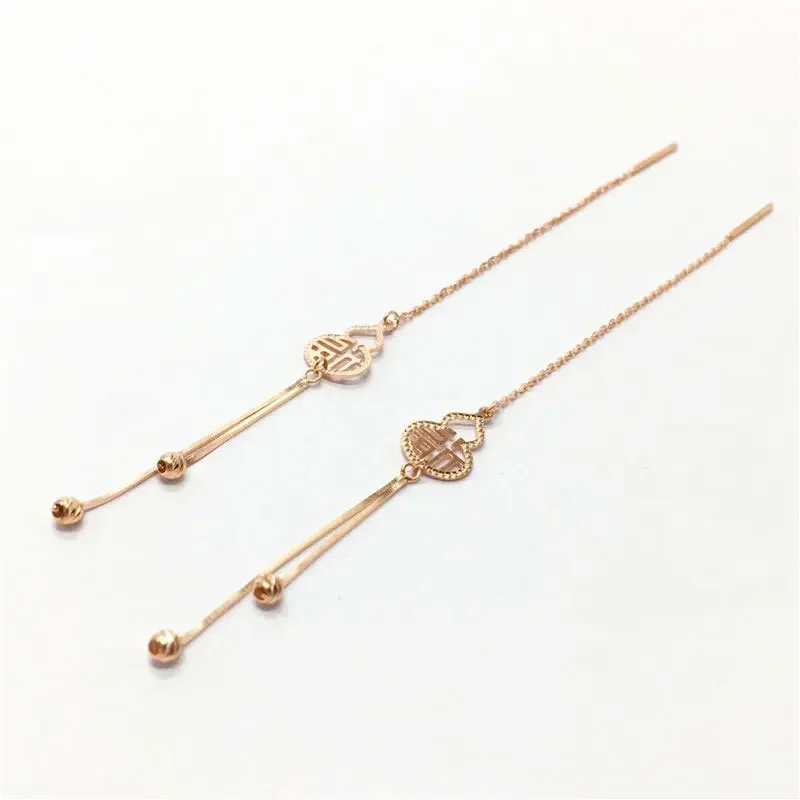 Винтажные Висячие Серьги В Форме Змея С Кубическим Цирконием Классический