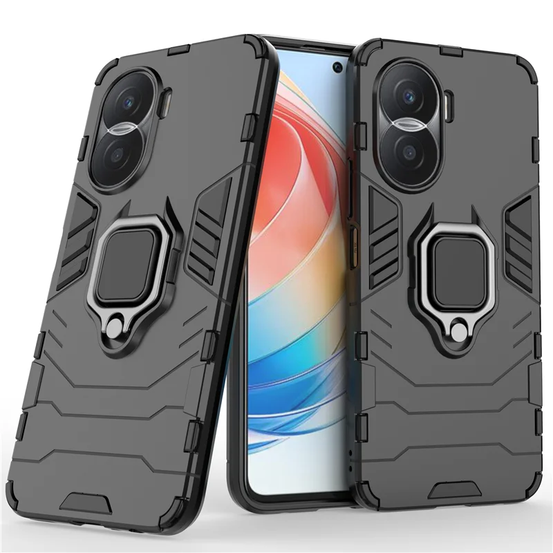 

Phone Cases For Huawei Honor X30 X30i X40 X40i Case Shockproof Armor Magnetic Ring For Honor X7 X8 X9 Stand Holder Back Cover