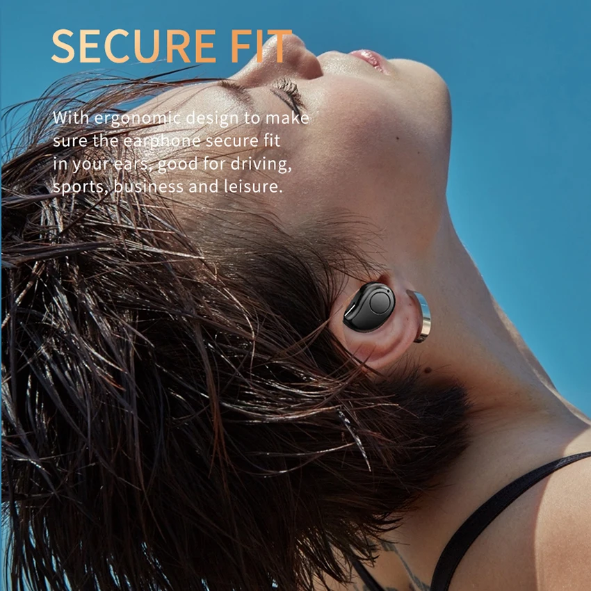 Миниатюрные беспроводные наушники Aimitek S530 Plus Bluetooth 5 2 невидимые наушники-вкладыши