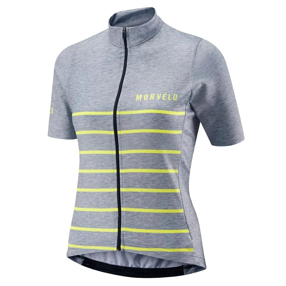 

Womens girls Morvelo Summer Short Sleeve Bicycle Cycling Jersey Road MTB bike Shirt Outdoor Sports Ropa ciclismo tops