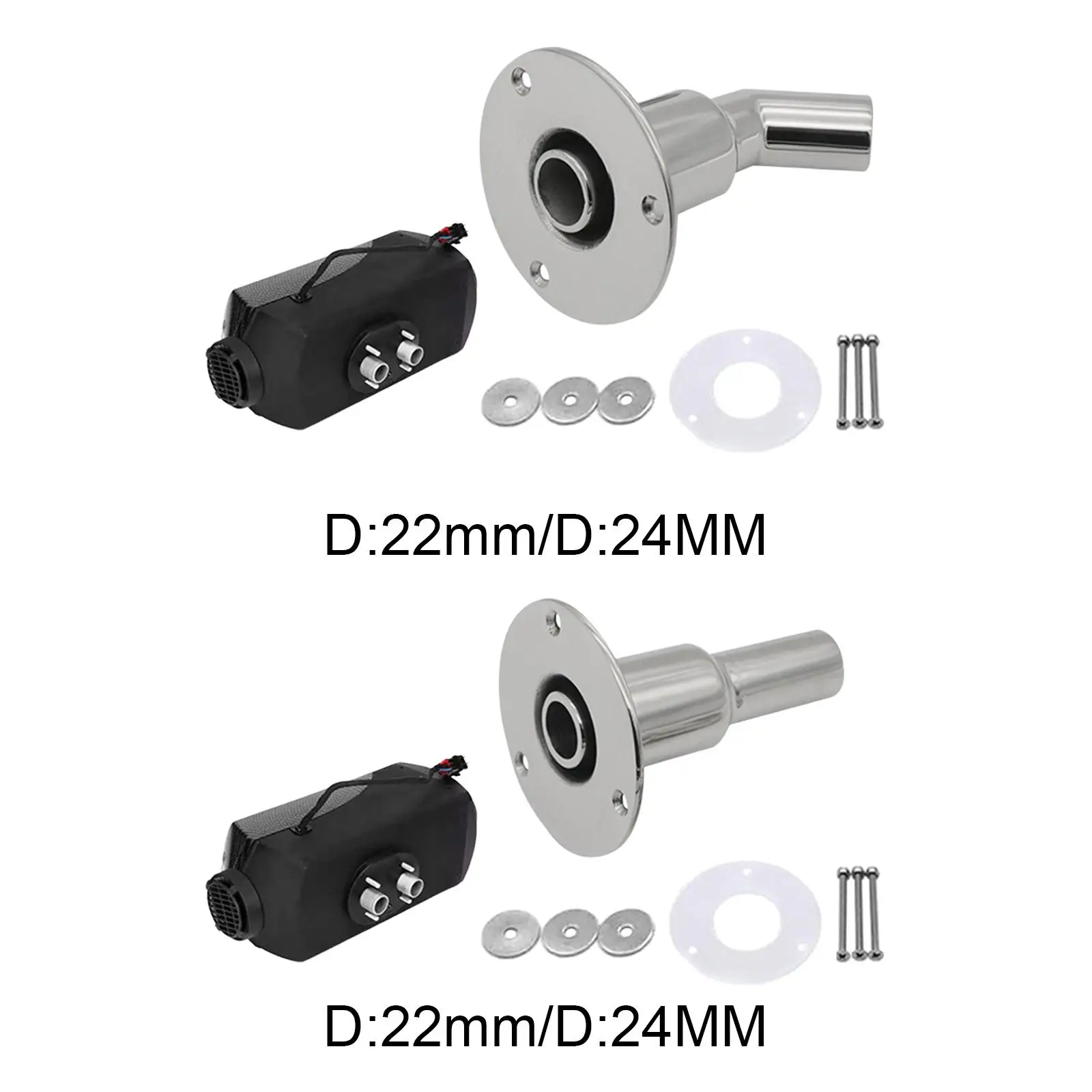 Выхлопная оболочка для лодки из нержавеющей стали через корпус фурнитура с