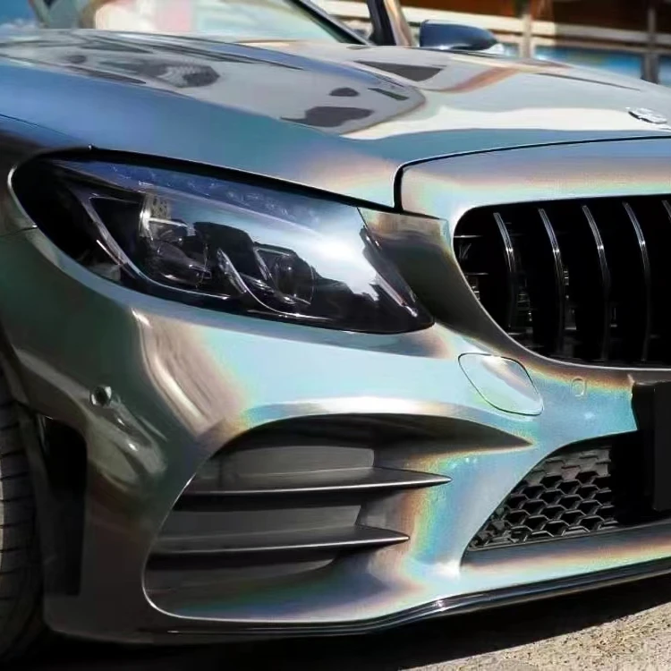 

Laser star gray matte Factory Price Car Wrapping Vinyl Matte Chrome Color Change Car Wrap Sticker Vinyl Film PVC roll