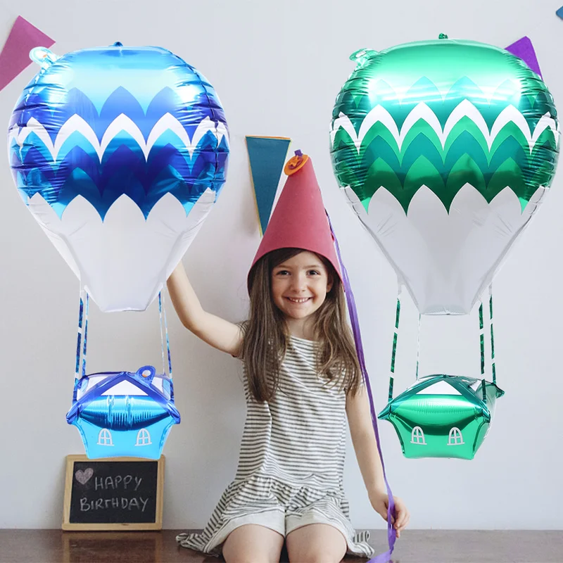 

New 22Inch Hot Air Balloon Aluminum Film Balloons Heart Balloon Birthday Party Decoration Kids Toy Party Supplies