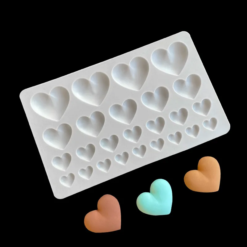 

DIY Irregular Love Chocolate Dessert Decoration Silicone Mold Fondant Cake Valentine's Day Love Baking Tool Fondant Molds