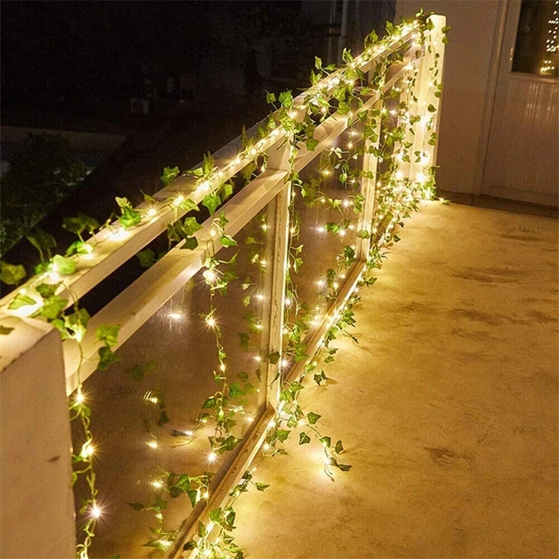 

Solar Lights Fairy Maple Leaf 10/5/2M Waterproof Outdoor Garland Solar Lamp for Garden Decoration Wedding Party Supplies
