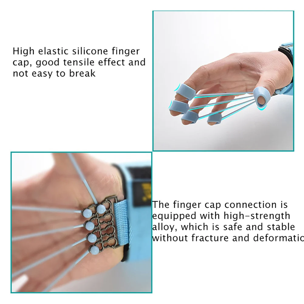 

Portable Finger Exerciser Silicone Finger Flexion Extension Training Device Practical Ergonomic Hand Grip Accessories