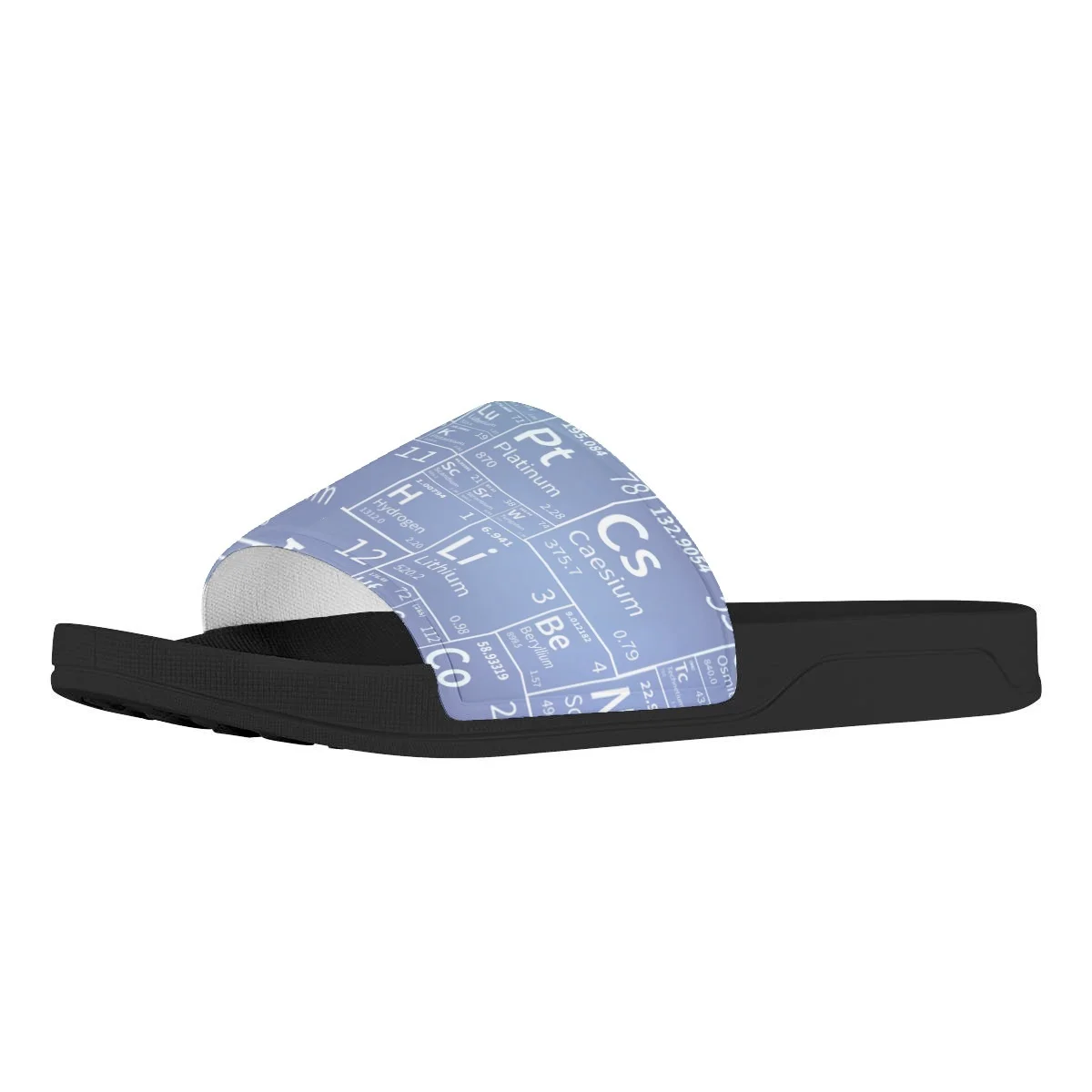 Stylish Periodic Of Table Chemistry Flats Holiday Casual Waterproof Slippers for Women Design Anti-slip Open Toe Luxury Sandals