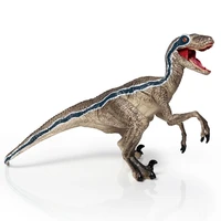 5 9inch jurassic world velociraptor simulation dinosaur toy lifelike interactive toys mini model with color box for child gifts