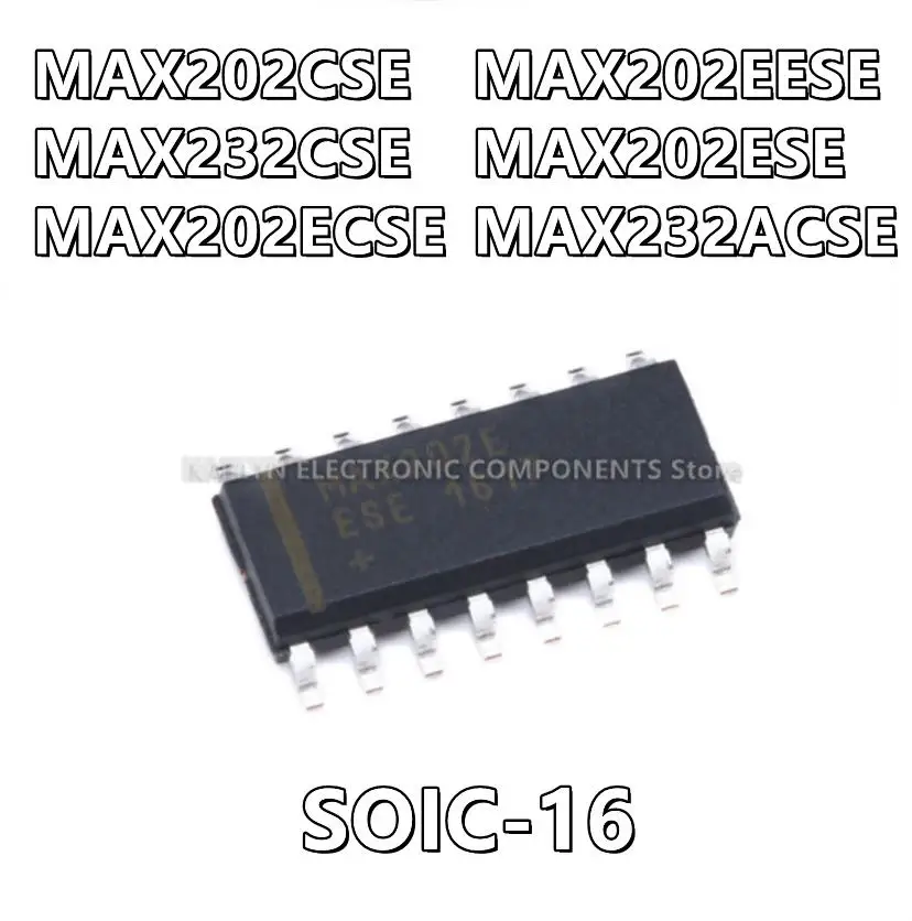 10 шт./партия MAX202CSE MAX232CSE MAX202ECSE MAX202EESE MAX202ESE MAX202 MAX232ACSE MAX232