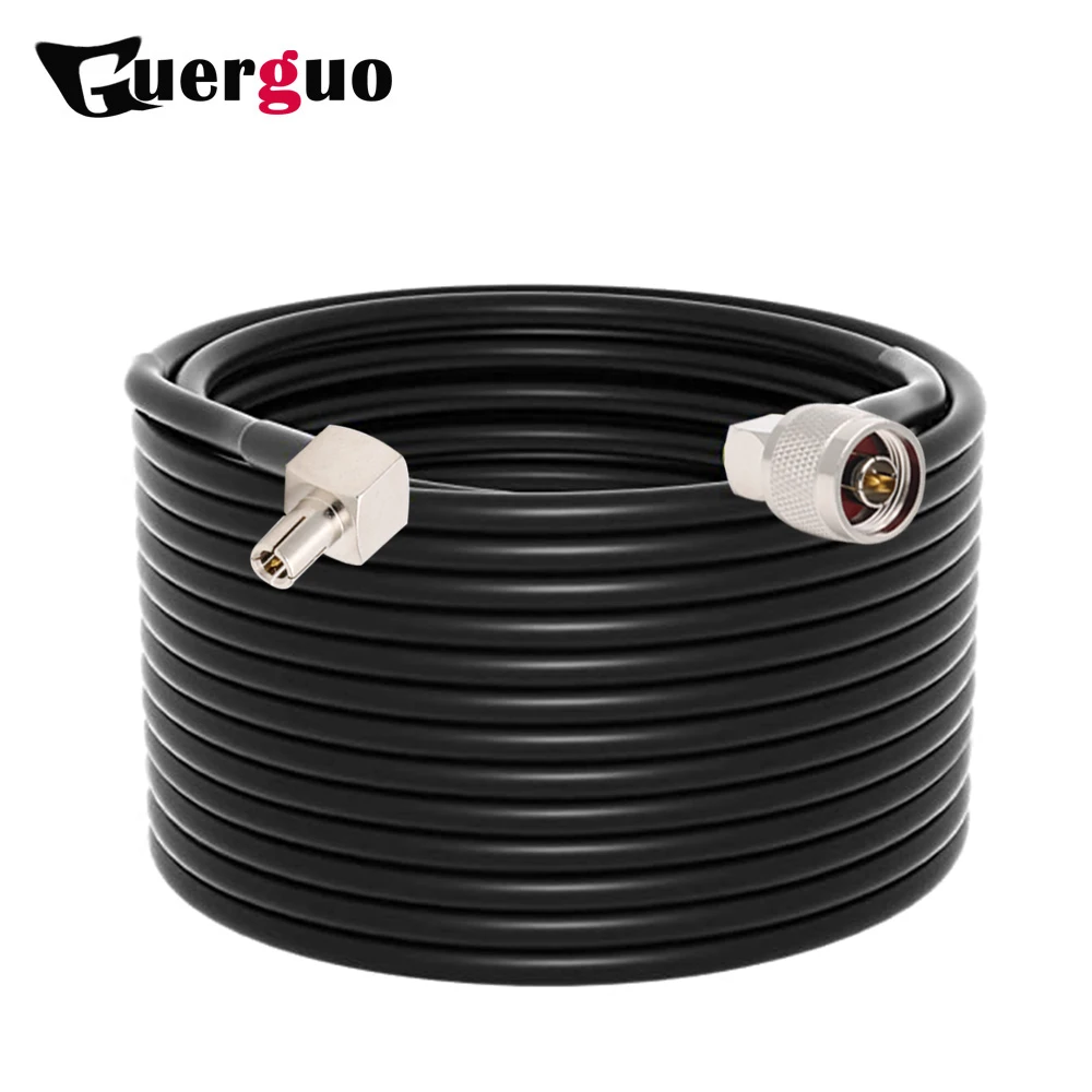 

N Male to TS9 Male Right Angle 90 Degree Plug 50 Ohm 3G 4G USB Modem Extension Cord Jumper Pigtail RG58 Cable RF Coaxial Cable