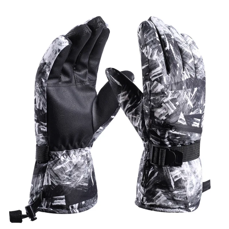 

Зимние теплые перчатки, ветрозащитные противоскользящие термальные велосипедные перчатки для мужчин и женщин, теплые перчатки для рук для ...