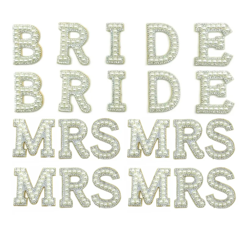 

English Letters Hot Diamond Patch Clothing Backpack Accessories Adhesive Patch Self-adhesive Cloth Sticker Jewelry DIY Badge